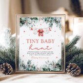 Weihnachtskleidung Kinderdusche Tiny Baby Hunt Poster
