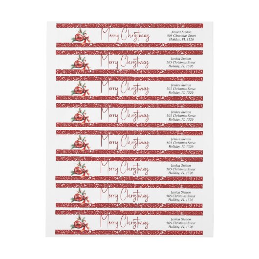 Weihnachtskleidung und Party aus rotem Bug (Bogen)