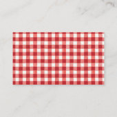 Weihnachtskleidung Weihnachts-Winter-Windel-Tombol Begleitkarte (Rückseite)