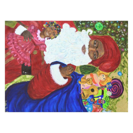 Weihnachtskleidung - Weihnachtsgeschenke Tischdecke (Vorderseite (Horizontal))