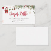 Weihnachtskleidung Winter Weihnachtsmann-Windeln Begleitkarte (Vorne/Hinten)