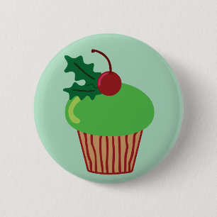 Weihnachtskleiner kuchen button