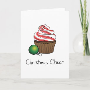 Weihnachtskleiner kuchen feiertagskarte