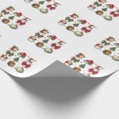 Weihnachtskletter Geschenkpapier (Ecke)