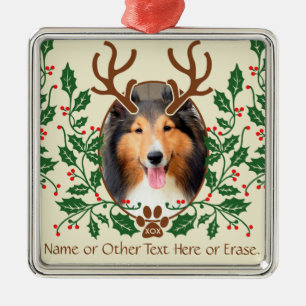 Weihnachtsklingeln für Hunde / Katze Persönliche Silbernes Ornament