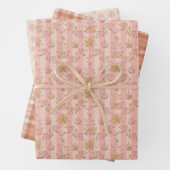 Weihnachtsklotz-Set 3 Geschenkpapier Set (Beispiel)