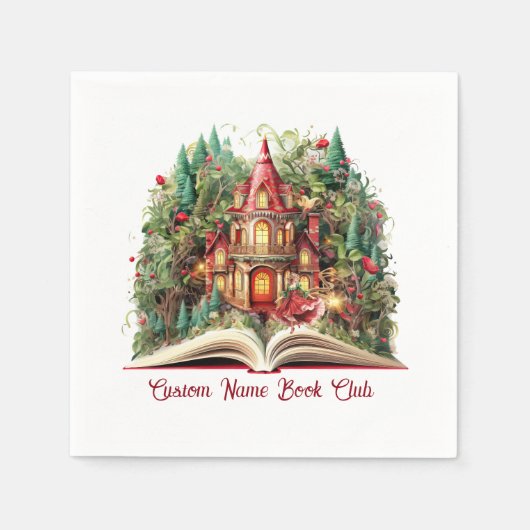 Weihnachtsklub Serviette (Vorderseite)
