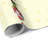 Weihnachtsknabe Geschenkpapier (Rolleneckpunkt)