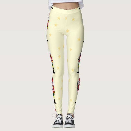 Weihnachtsknabe Leggings (Vorderseite)