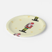 Weihnachtsknabe Pappteller (Schrägansicht)