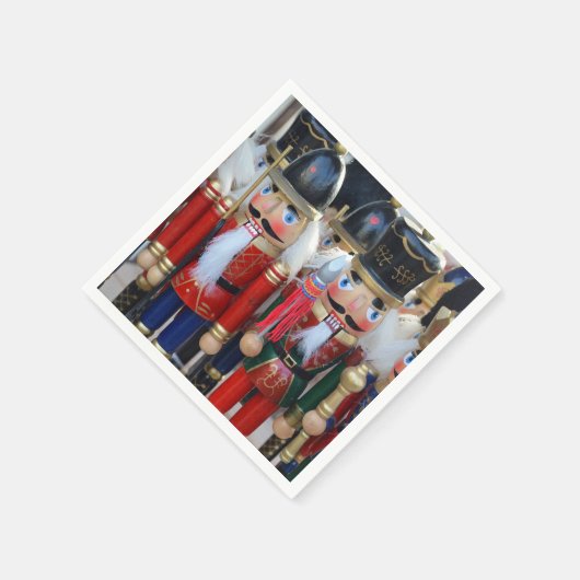 Weihnachtsknacker Serviette (Ecke)