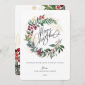 Weihnachtsknecht Feiertagskarte (Vorne/Hinten)