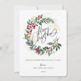 Weihnachtsknecht Feiertagskarte