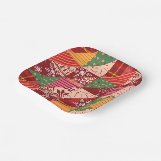 Weihnachtsknecht Pappteller (Gewinkelt)