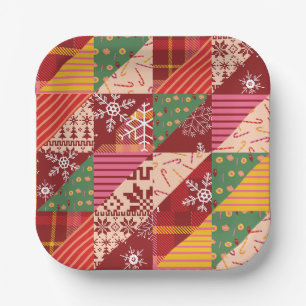 Weihnachtsknecht Pappteller