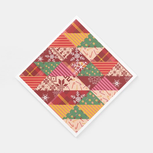 Weihnachtsknecht Serviette (Ecke)