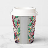 Weihnachtsknochen-Papiertasse Pappbecher (Rechts)