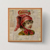 Weihnachtsknopf Button (Vorderseite)