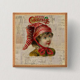Weihnachtsknopf Button