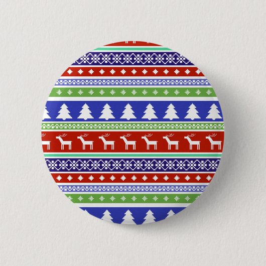 Weihnachtsknopf Button (Vorderseite)