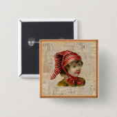Weihnachtsknopf Button (Vorne & Hinten)