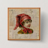 Weihnachtsknopf Button (Vorderseite)