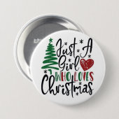 Weihnachtsknopf Button (Vorne & Hinten)