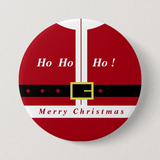 Weihnachtsknopf Funny Weihnachtsgeschenk Button (Vorderseite)