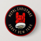 Weihnachtsknopf für Schwermetalle Button (Vorderseite)