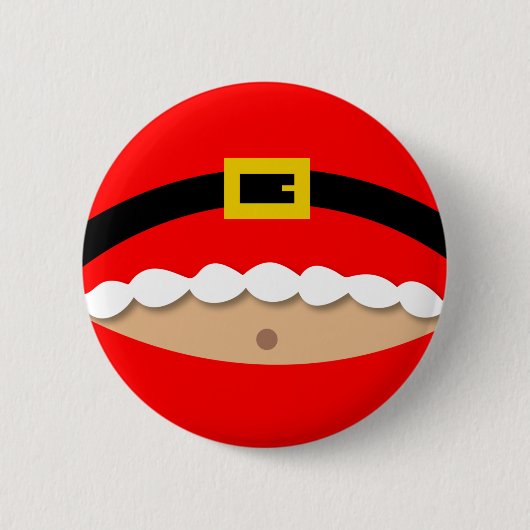 Weihnachtsknopf - Sankt-Anzug Button (Vorderseite)