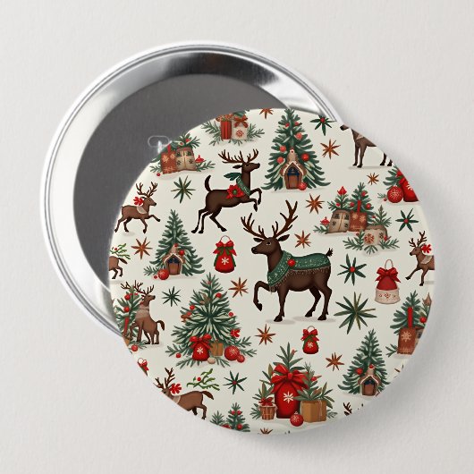 Weihnachtsknöpfe Button (Vorne & Hinten)