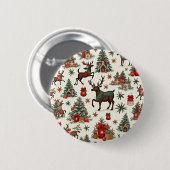 Weihnachtsknöpfe Button (Vorne & Hinten)