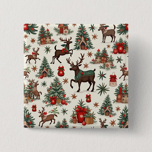 Weihnachtsknöpfe Button (Vorderseite)