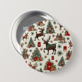 Weihnachtsknöpfe Button (Vorne & Hinten)