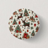 Weihnachtsknöpfe Button (Vorderseite)