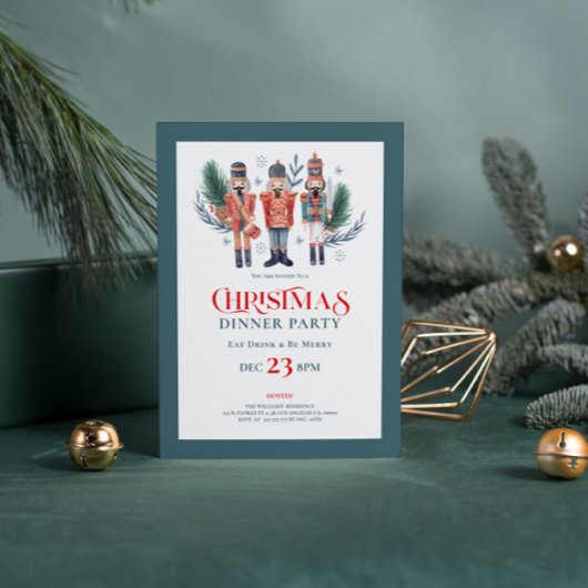 Weihnachtsknuspriger Dinner Party Einladung 2