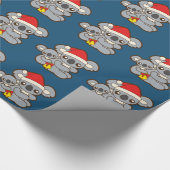 Weihnachtskoala Geschenkpapier (Ecke)