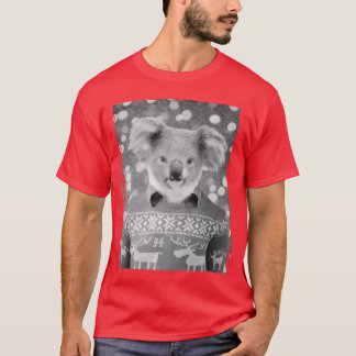 Weihnachtskoala Retro T-Shirt