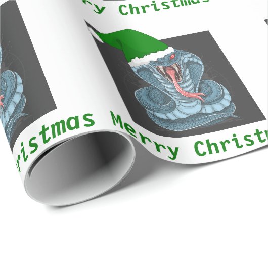 Weihnachtskobra Geschenkpapier (Rolleneckpunkt)