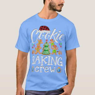 Weihnachtskoch Backgebäck Crew Pajama Gingerbread  T-Shirt