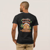 Weihnachtskoch Backkuchen Lebkuchen Haus - T-Shirt (Schwarz voll)