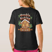 Weihnachtskoch Backkuchen Lebkuchen Haus - T-Shirt (Rückseite)