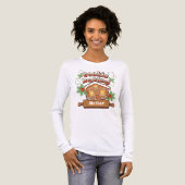 Weihnachtskoch Backkuchen Lebkuchen Haus - Tri-Blend Shirt (Vorderseite voll)