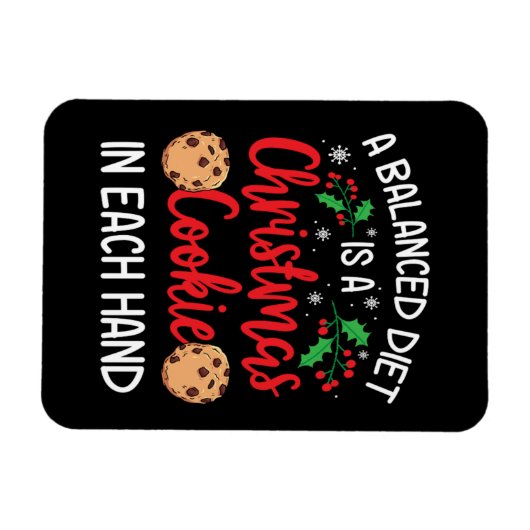 Weihnachtskoch Funny Xmas Weihnachtsgeschenk Magnet (Horizontal)