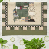 Weihnachtskoch mit Handtuch der Liebe (Gefaltet)