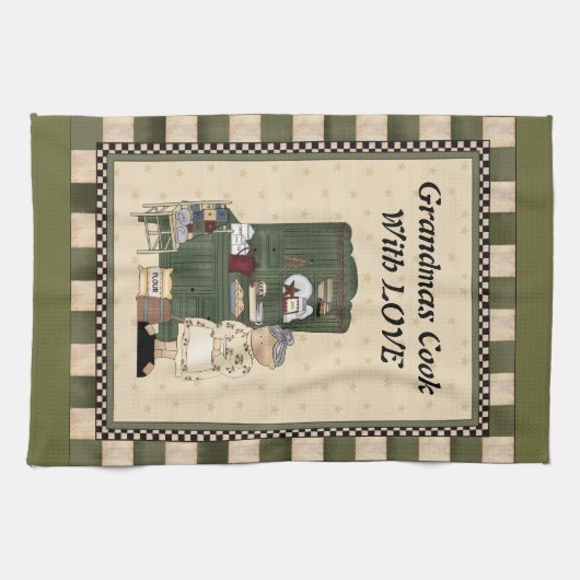 Weihnachtskoch mit Handtuch der Liebe (Horizontal)