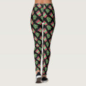 Weihnachtskoch und Kaffee-Leggings Leggings (Rückseite)
