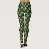 Weihnachtskoch und Kaffee-Leggings Leggings (Rückseite)