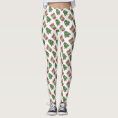 Weihnachtskoch und Kaffee-Leggings Leggings (Vorderseite)