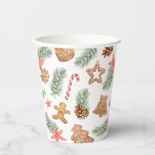 Weihnachtskoch Winter Baby Dusche Pappbecher (Vorderseite)